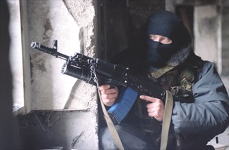 Series of clashes were provoked by dudayev's militants against federal troops, only the last night there were ten attacks mostly against federal block-posts in grozny, federal soldier at the block-pos...