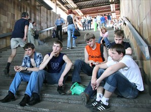 Moscow teenagers, 2005.