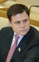 Moscow, russia, russian federation state duma deputy vladimir gruzdev.