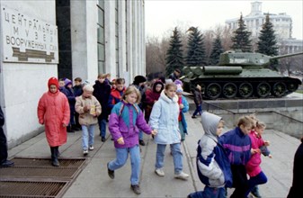 Thousands of children of moscow and the region visited the central museum of the russian armed forces in the days of november school vacations.