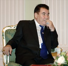 Moscow, russia, january 23, 2006, president of turkmenistan saparmurat niyazov is pictured during his meeting with russian president vladimir putin in the kremlin.