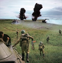 During military exercises, october 17, 1971.