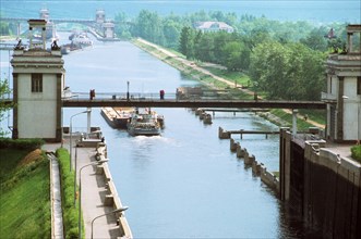 Moscow canal, moscow region, 1979.
