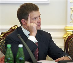 Co-owner of financial-industrial group finance and credit konstantin zhevago, kiev, ukraine, july 9, 2007.