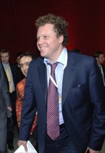 Mirax group president sergei polonsky attends the russia forum in the gostiny dvor exhibition complex, moscow, russia, january 30, 2008.