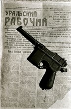 Nicholas ll, the last russian tsar and his family were killed on july 17th, 1918, sentenced by the ural regional soviet 79 years ago, the picture shows the pistol, used for the execution.