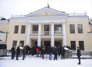 Moscow region, russia, march 3, 2009, general view of pm vladimir putin's novo-ogaryovo residence outside moscow.