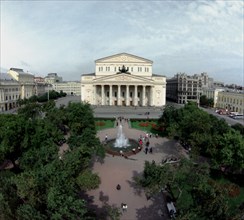 Bolshoi theater, moscow, ussr, august 1986.