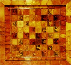 Amber room, catherine palace, st, petersburg region, an amber chess board, 2/86.
