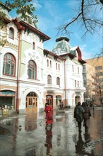 Khabarovsk, far east russia 2003: the picture shows the recently restored building of the city duma.