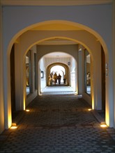 Hotel bergs, riga, latvia, 2003, lobby, interior.