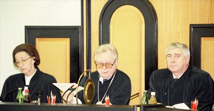 Moscow, russia, 10/15/1998: judges of russia's constitional court
