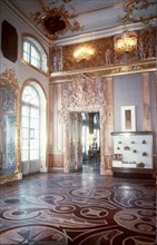 Amber room, catherine palace, st, petersburg region, after partial restoration, 2/86 .