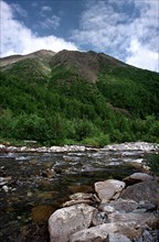 In the north urals mountain region, russia.