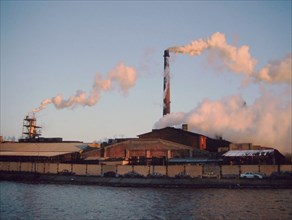 Factories, kaliningrad, russia, 2001.