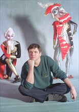 Chelyabinsk, russia, december 7 2002: young moscow's ballet master sergei bobrov (in pic) staged tchaikovsky's ballet 'the nutcracker' at the chelyabinsk state opera and ballet theatre, (photo valery ...