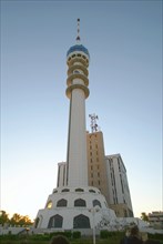 Baghdad, iraq, 2/03: saddam's tower - the hightest building in baghdad, equipped with a viewing platform and restaurant.