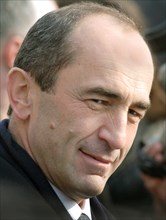 The incumbent armenian president robert kocharyan .