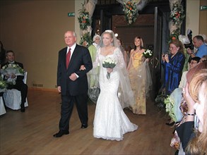 05/02/03 gorbachev's granddaughter getting married.