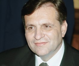 President of macedonia boris trajkovski (traijkowski), 10,29,2001, boris trajkovski died when his plane crashed on 2/26/04, 50 km south of mostar, bosnia-herzegovina.