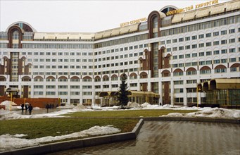 Bakulev cardio-vascular surgery center in moscow, feb, 2002.
