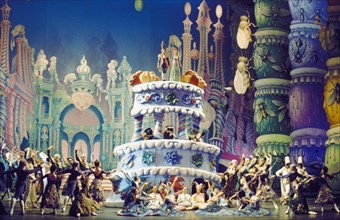Marllnsky opera and ballet theater production of tchaikovsky's 'nutcracker', staged by mikhail shemyakin, moscow, russia, april 2002.