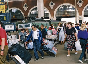 Kazansky railway terminal, moscow, 1995.