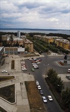 The federal nuclear center in chelyabinsk where prof, v, nechay shot himself on 10/31/96, siberia, russia, 1996.
