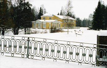 Restored pavillion of roses - a dacha for st, petersburg commandant p, bagration, pavlovsk, st, petersburg region, russia.
