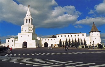 The ancient buildings of kazan kremlin, kazan, russia.