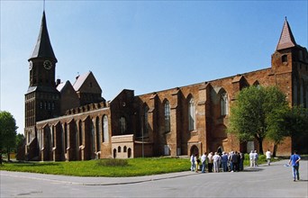 The city cathedral in kaliningrad, russia.