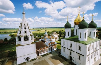 St, trinity novo-golutvin monastery, cathedral square of the kolomna kremlin, moscow region, russia, 1997.