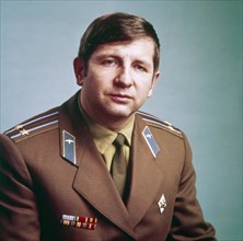 Soyuz 24, soviet cosmonaut yuri glazkov, 1977.