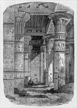 Arcade of an ancient egyptian temple