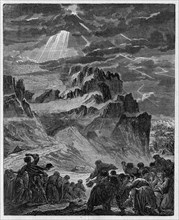 God talks to moses on mount Sinai
