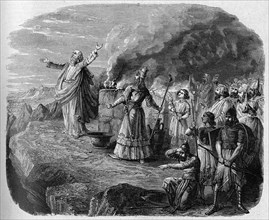 Religion The Holy Bible. Balak's sacrifice
