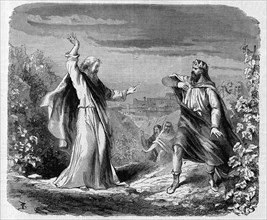 Religion The Holy Bible. Elijah Meets Ahab and Is Accused by the King