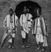 Historical Geography. 1900. India. Priestly mendicants of the Simla highlands