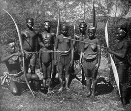 Historical Geography. 1900. India. Andamanese: people to whom civilization means extintion.