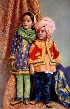 Historical Geography. 1900. India. Hindus children of Kashmir