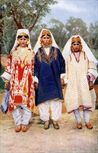 Historical Geography. 1900. India. Kashmir women