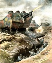 World War One 1914 1918 France at war Tanks in action