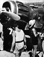 WWII World War II, the war in North Africa Aviation Italian