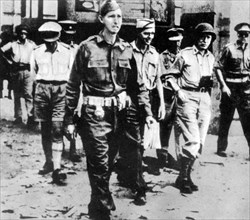 WWII War in Italy 1943 General Mark Clark enters in Naples