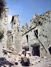 WWII in Italy 1943 South of Italy destroyed by war