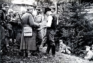 Second World War 1944 Italy Partisans in Slovenia