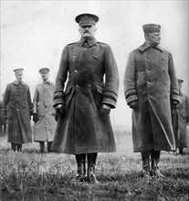 World War One 1918 USA Army General Pershing and General Ligget
