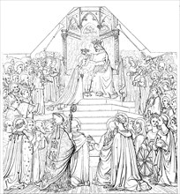 Coronation Of The Virgin Or Coronation Of Mary Is A Subject In Christian Art
