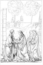 Elizabeth Visited By Mary