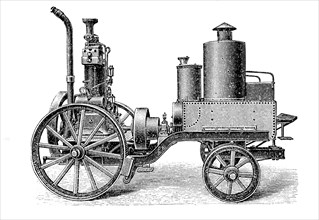 Kerosene Engine Used In A Traction Engine